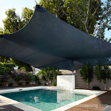 Outdoor Pool UV Perlindungan Square Shade Shade Netting